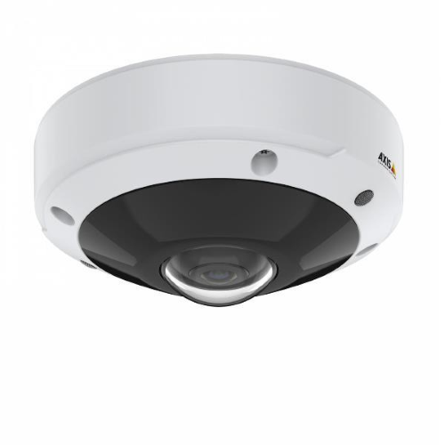 AXIS M3077-PLVE - Telecamera panoramica di rete - cupola - per esterno - resistente a atti vandalici / impermeabile - colore (Giorno e notte) - 6 MP - 2016 x 2016 - iride fissa - focale fisso - audio - MJPEG, H.264, H.265 - PoE Class 3